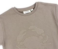 Lil Atelier mocha meringue loose sweatshirt